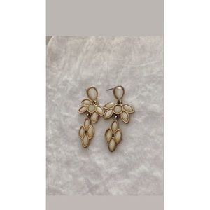 Gold Shimmery Earrings